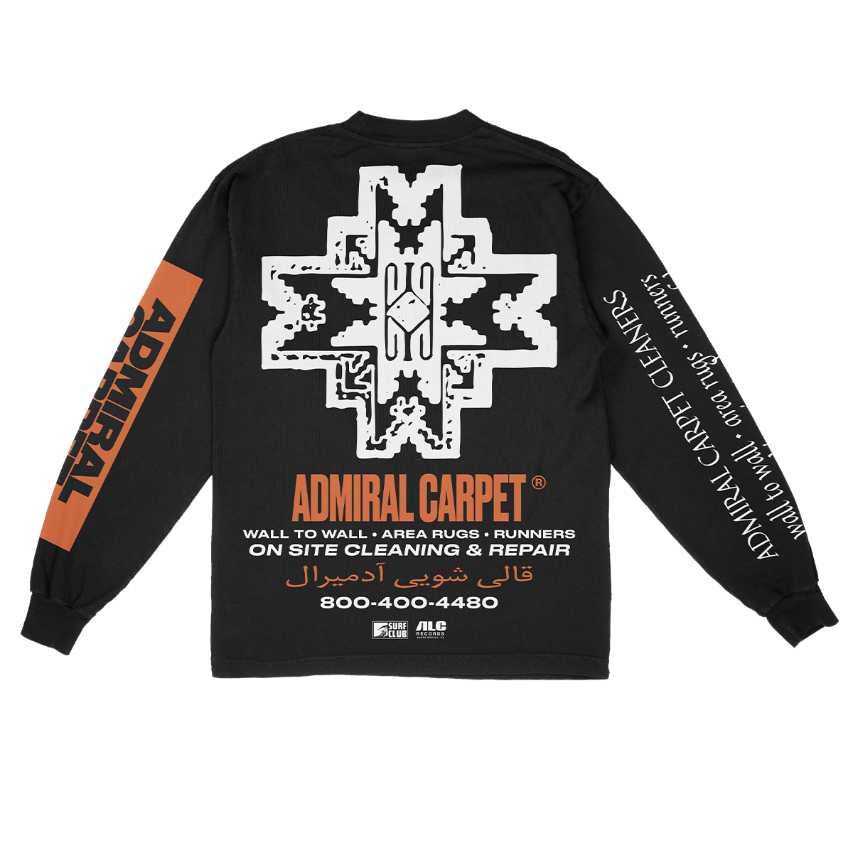 Admiral Carpet Cleaners Longsleeve Tee