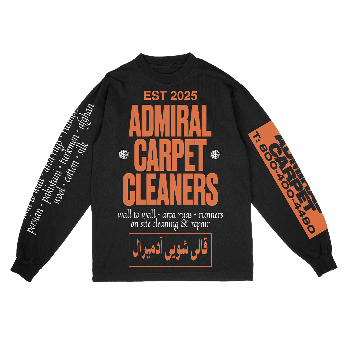 Admiral Carpet Cleaners Longsleeve Tee